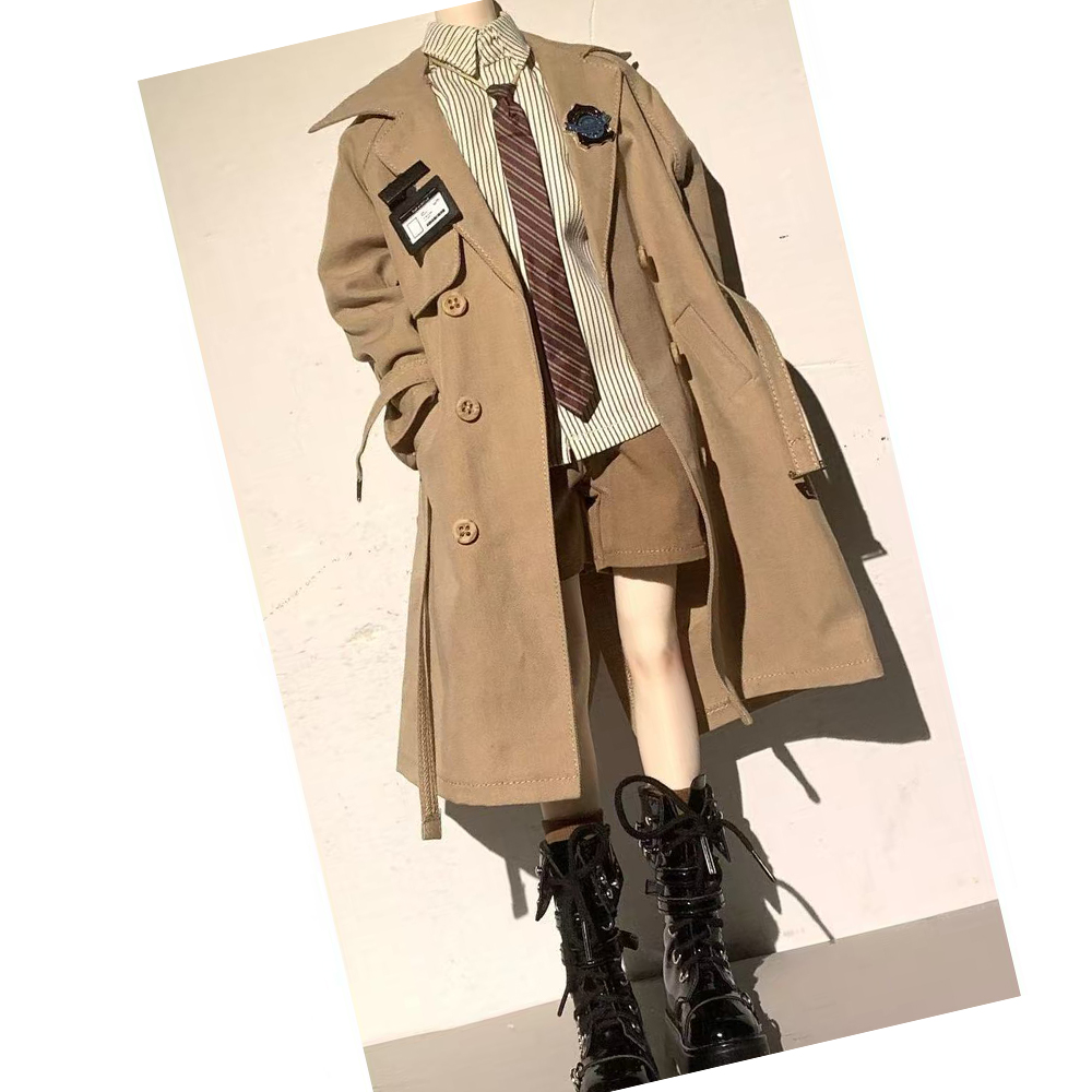 Vintage Collectible Accessories - Vintage detective windjackpak voor 1/4 45cm