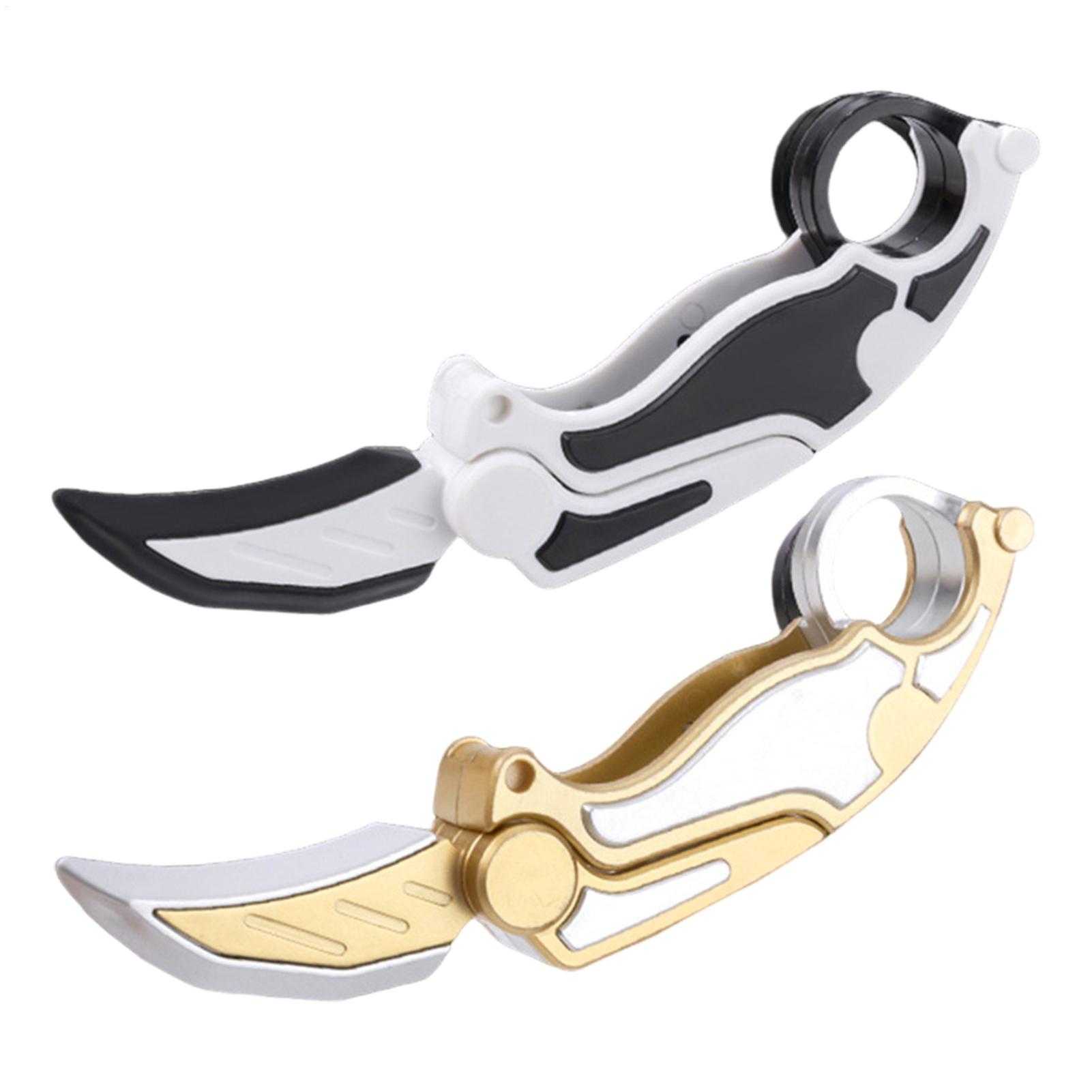 Vintage Collectible Knife - 3D-geprint mes, opvouwbaar, cool, kalmerend handtrainer-mes,