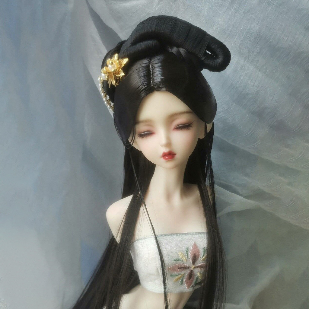 Vintage Collectible Accessories - 1/4 1/3 BJD Pop Pruiken Chinese