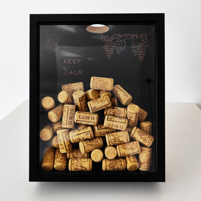Rode wijn kurk display frame h - Vintage Collectible Bottles recensie en prijs