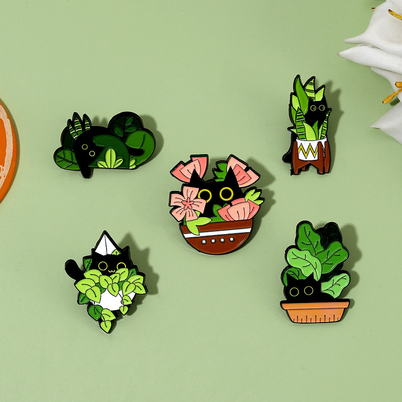 Leuke Zwarte Kat Collectie Pla - Collectible Vintage Brooches recensie en prijs