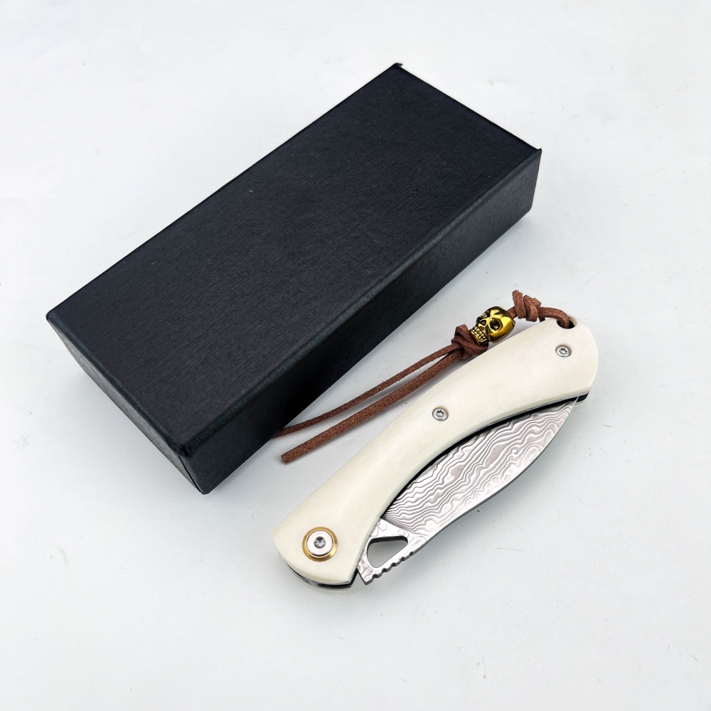Vintage Damascustaal klein vou - Vintage Collectible Knife recensie en prijs