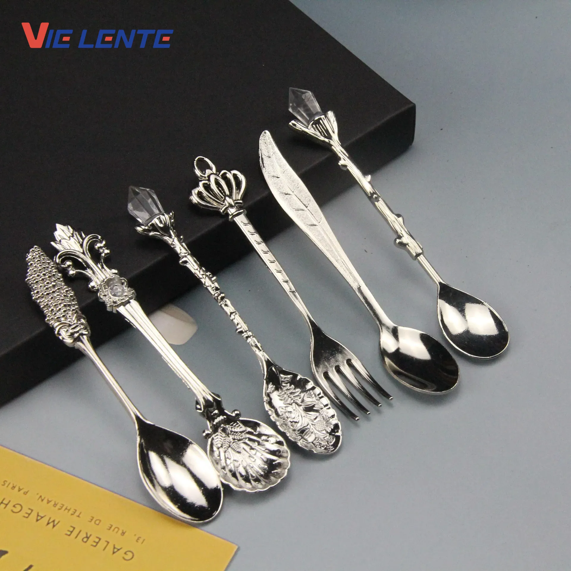 6 Stuks Set Ijs Lepel Jam Lepe - Vintage Collectible Spoons recensie en prijs