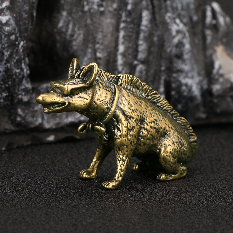 Messing Hyaenidae met ogen Sta - Vintage Collectible Accessories recensie en prijs