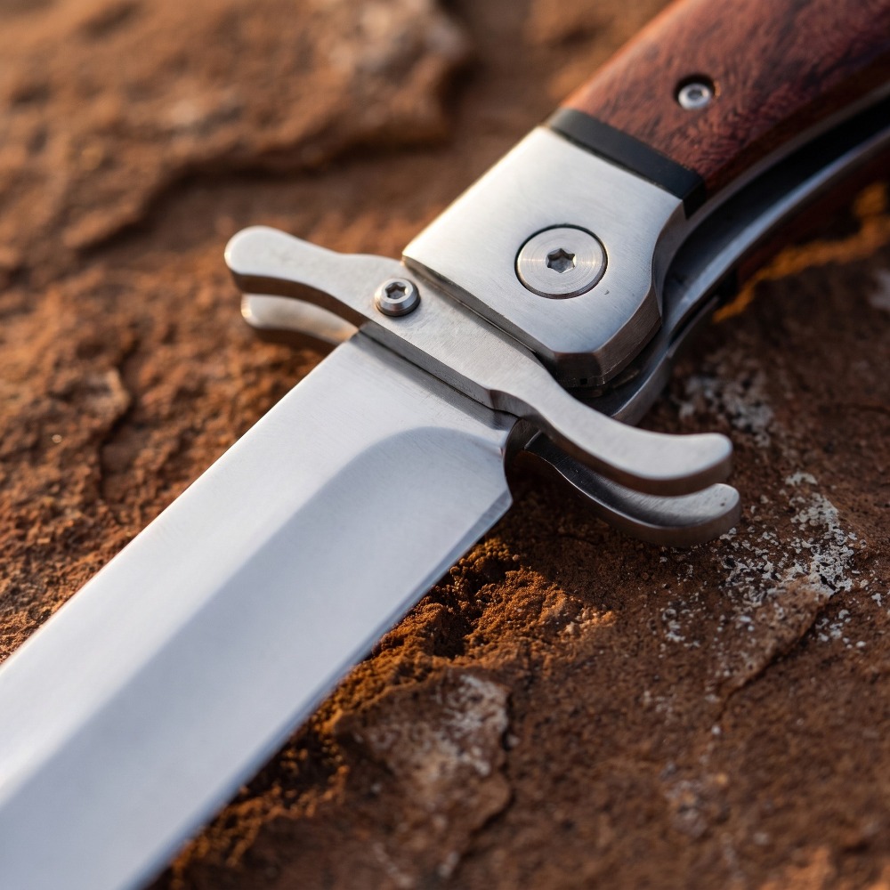 Vintage vouwmes met houten han - Vintage Collectible Knife recensie en prijs