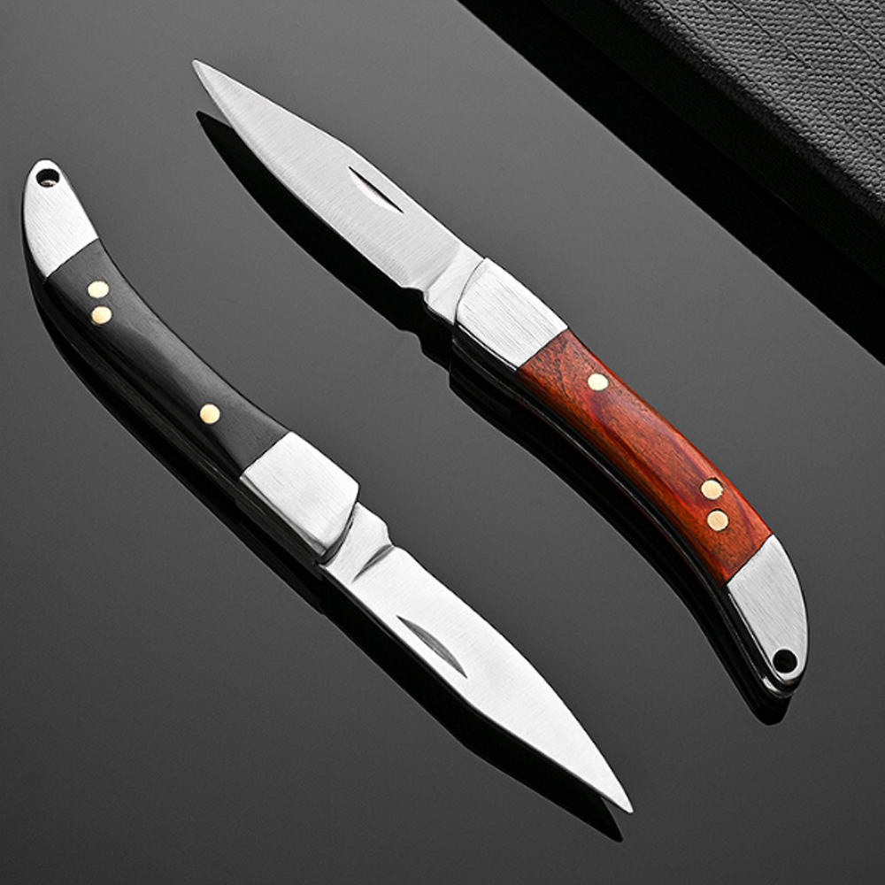 Vintage gebogen houten handvat - Vintage Collectible Knife recensie en prijs