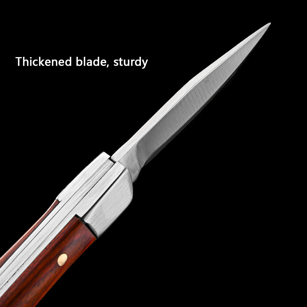 Vintage gebogen houten handvat - Vintage Collectible Knife recensie en prijs