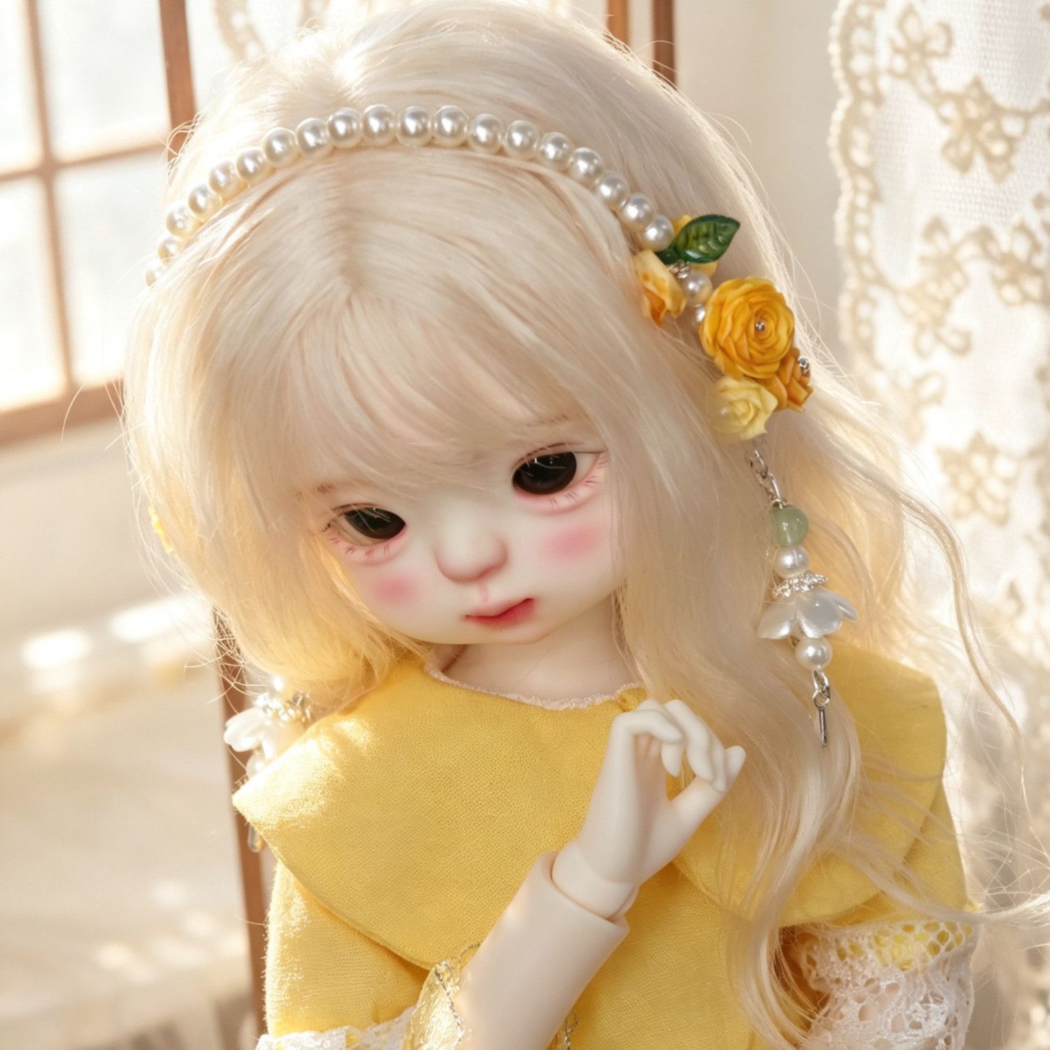 Handgemaakte parelbloem haarba - Vintage Collectible Accessories recensie en prijs