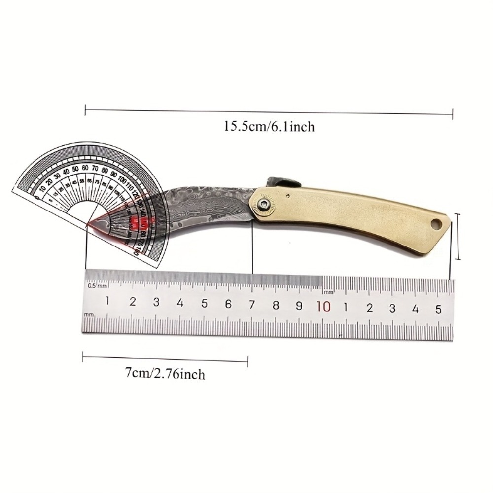 EDC Zakmes Vintage Messing Geg - Vintage Collectible Knife recensie en prijs